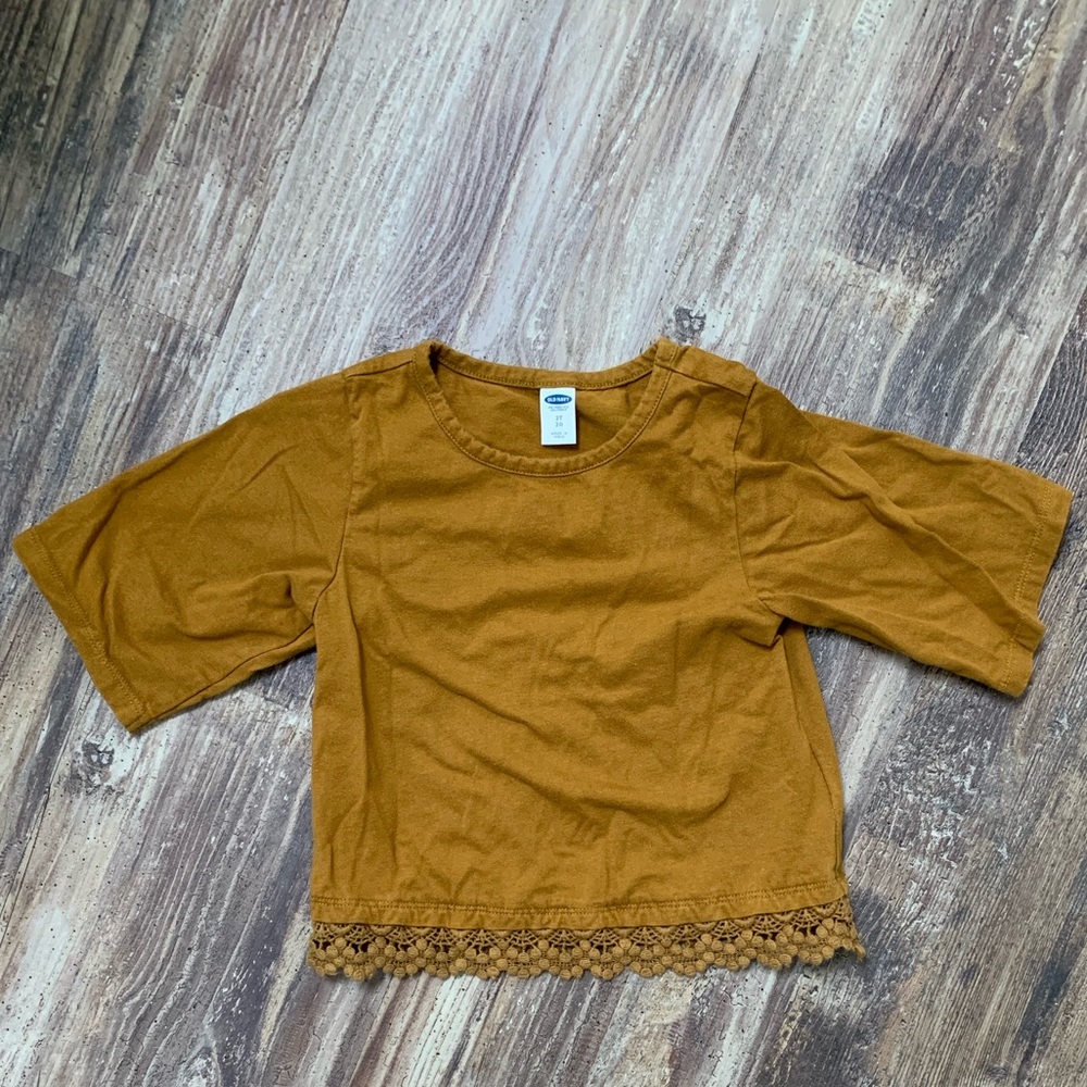 Old Navy Girls 2T mustard top